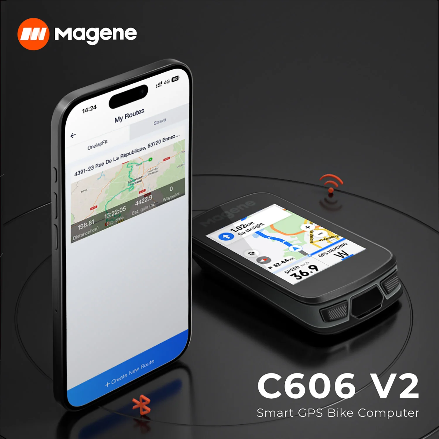 Magene C606 V2 Smart GPS Bike Computer - - - Image 5