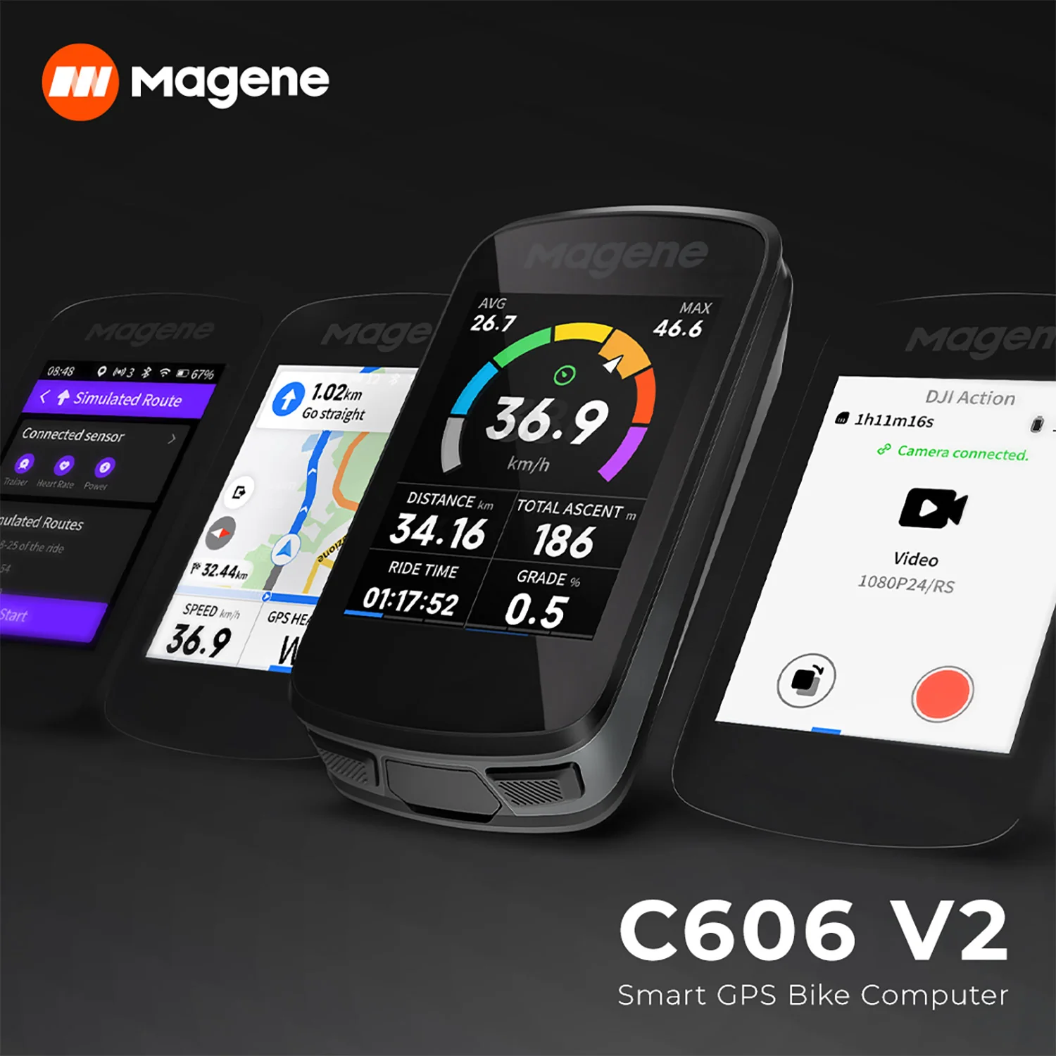 Magene C606 V2 Smart GPS Bike Computer - - - Image 6