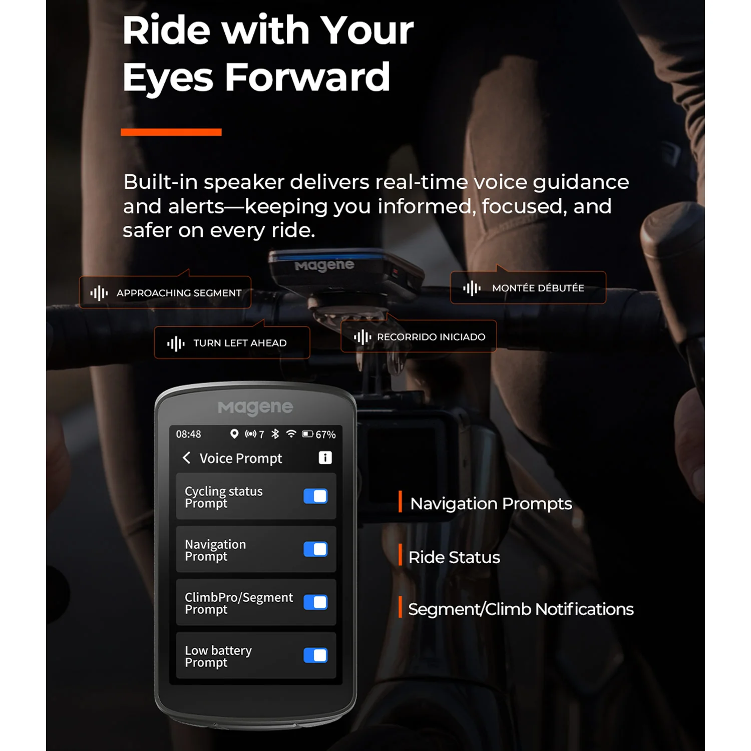 Magene C706 Smart GPS Bike Computer - - - Image 10