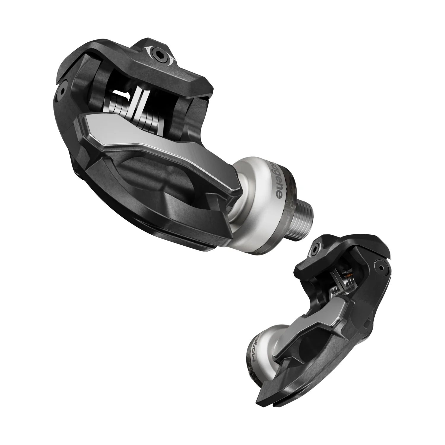 Magene P715 Power Meter Pedals - - Black-Silver Folding - Image 3