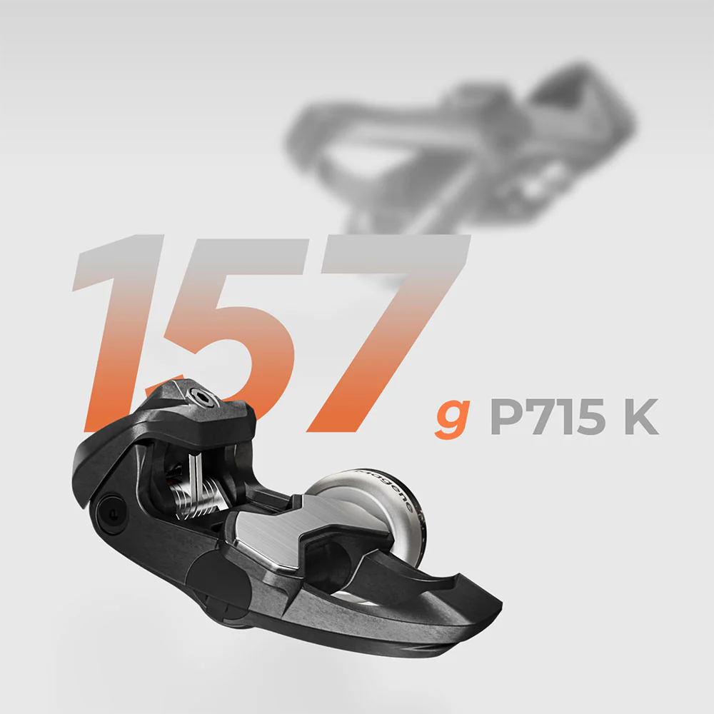 Magene P715 Power Meter Pedals - - Black-Silver Folding - Image 7