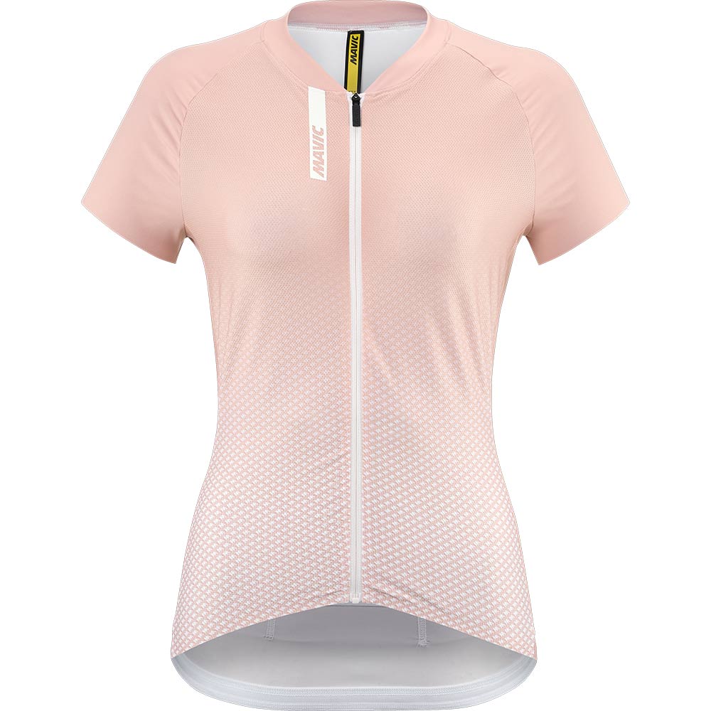 Mavic Aksium Womens Short Sleeved Jersey - M - Lightpink
