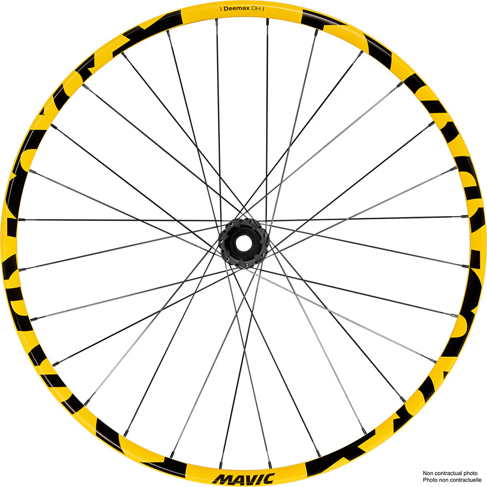 Mavic Deemax DH Yellow 27.5 6 Bolt Boost HG Rear