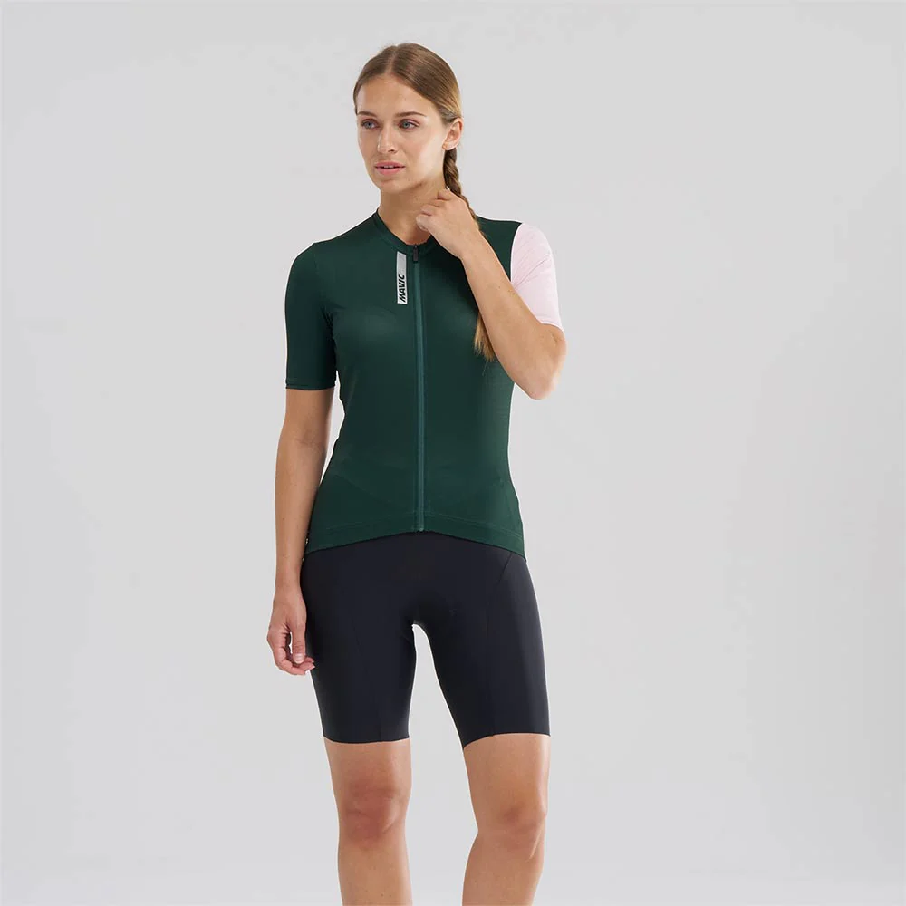 Mavic Essential Womens Short Sleeved Jersey - M - Green - Image 3