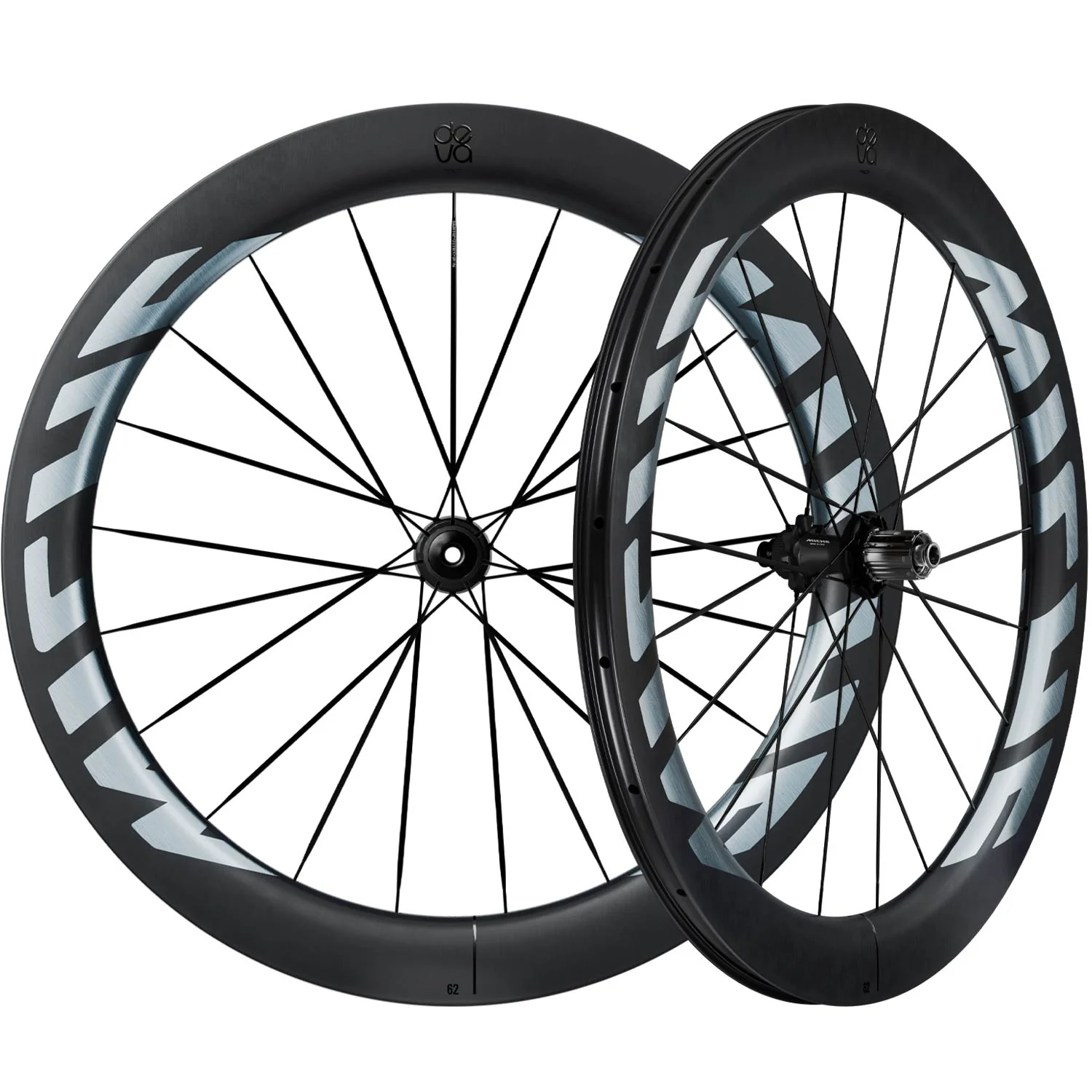 Miche Deva RD 62 TLR Wheels Daylight Silver Team Ed SH