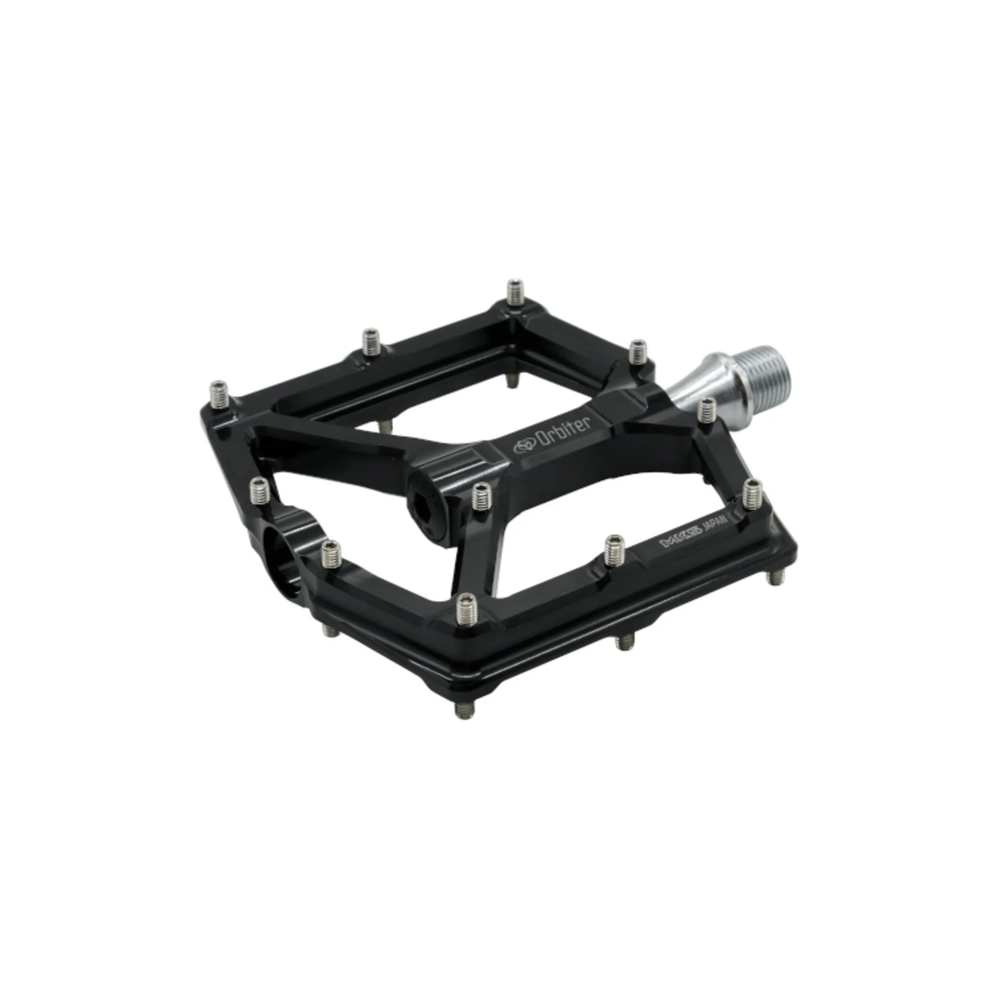 MKS Orbiter Flat MTB Pedals: BLACK