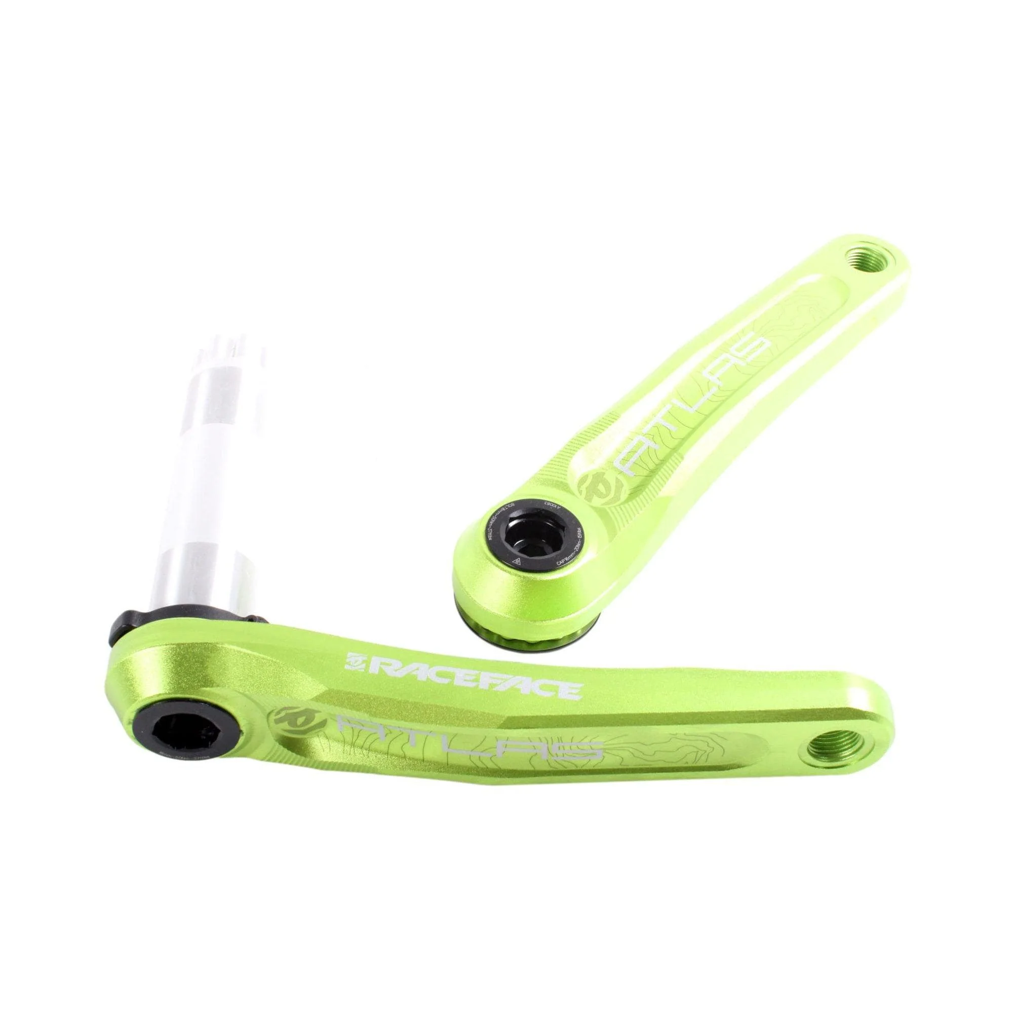 Race Face Atlas Cinch Cranks (Arms Only) Green - Image 3