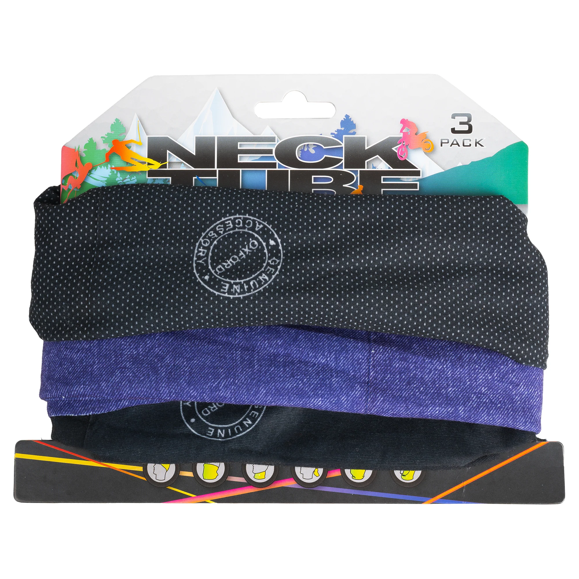 Neck Tube Jeans 3-pack