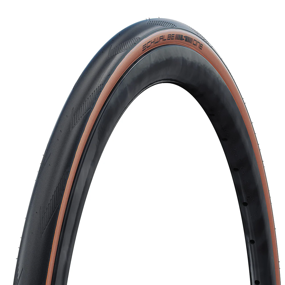 Schwalbe One Tubeless Easy Tyre Bronze Sidewall 700x28