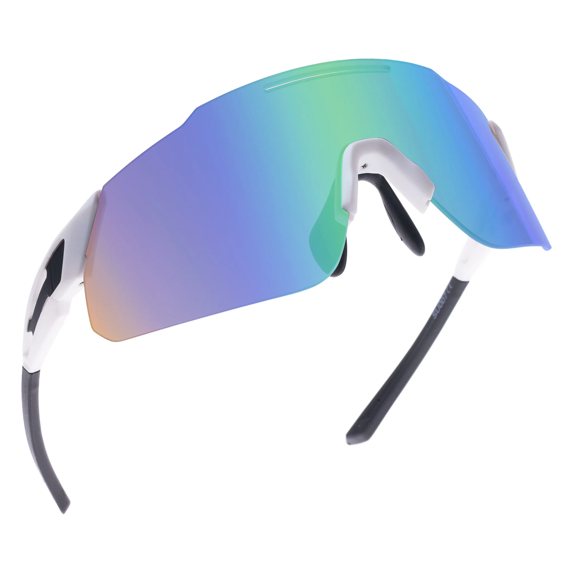 Oxford Corsa White Frame Rainbow Lens Sunglasses - Image 2
