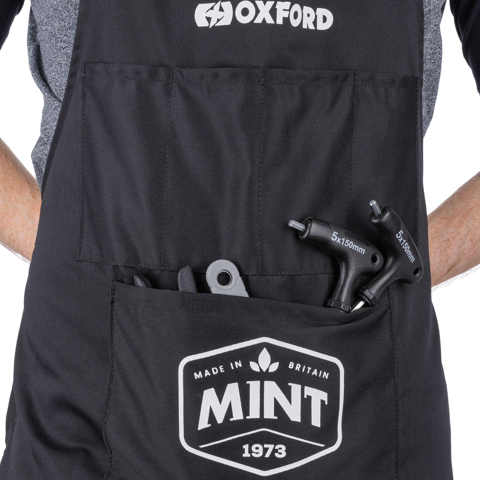 Oxford Mint Workshop Apron - Image 3
