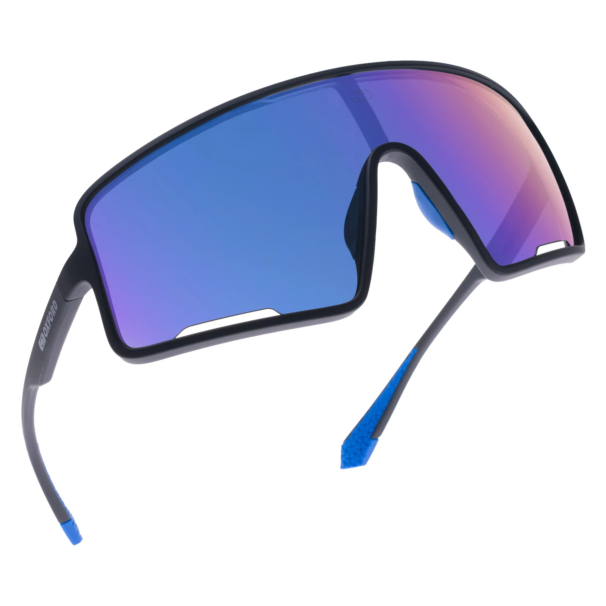 Oxford Sentiero Black Frame Blue Lens Sunglasses - Image 5