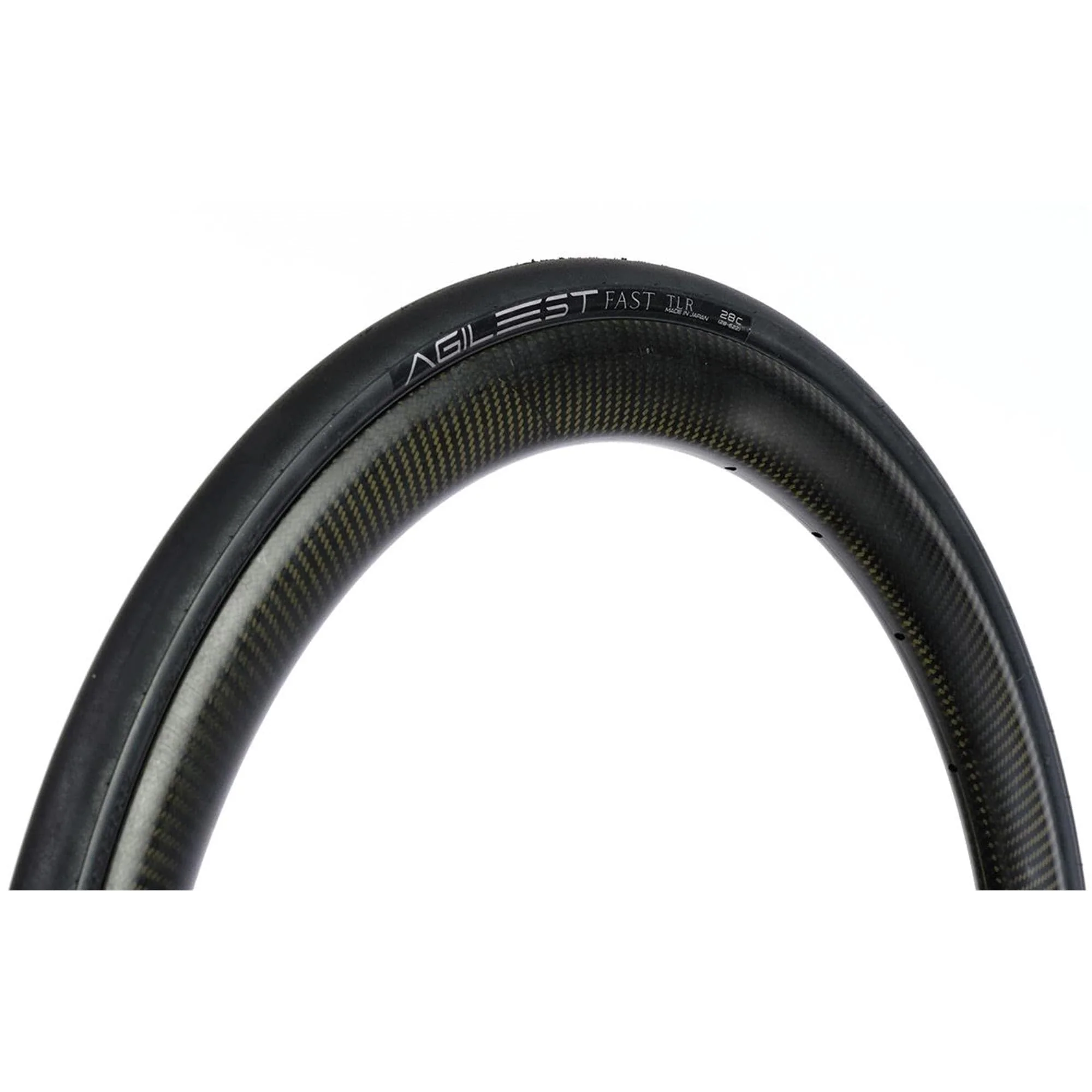 Panaracer Agilest Fast TLR Folding Road Tyre: BLACK/BLACK 700c - Image 3