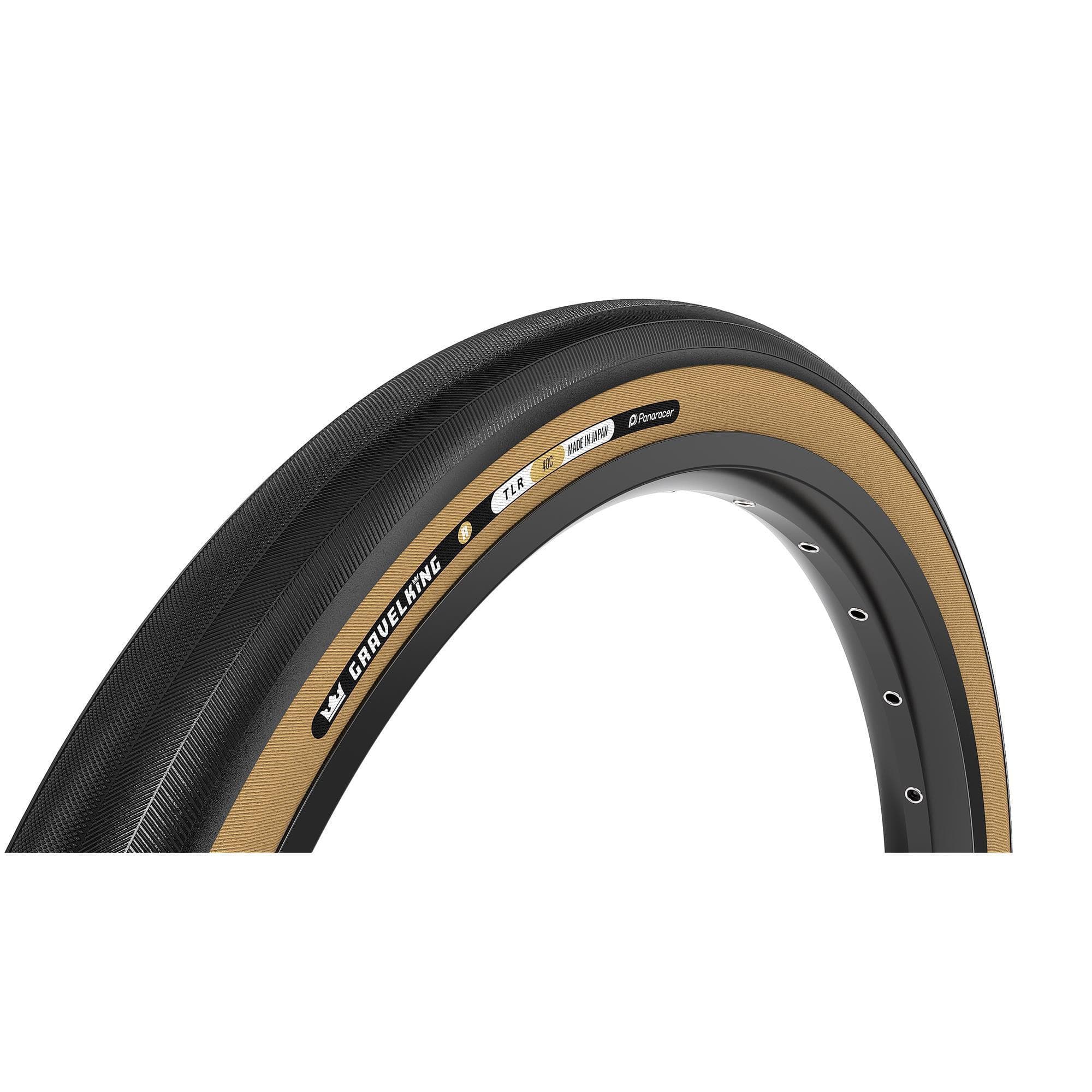 Panaracer Tlr Gravelking Slick R-Line Tlr Gravel Tyre: Black / Amber