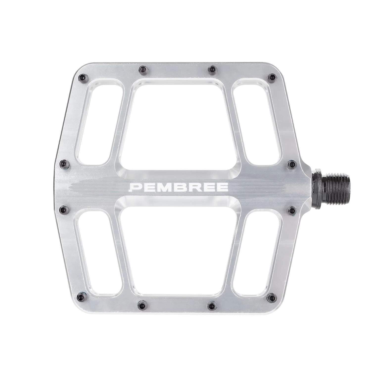 Pembree D3A Flat Pedal Large Silver