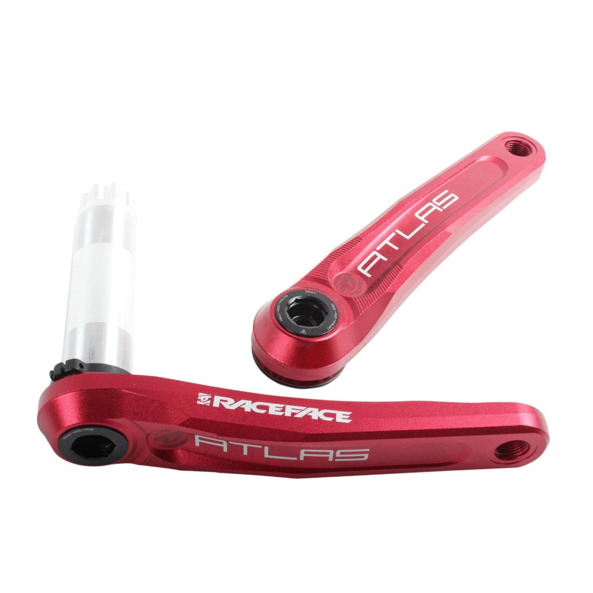 Race Face Atlas Cinch Cranks (Arms Only) Red - Image 6