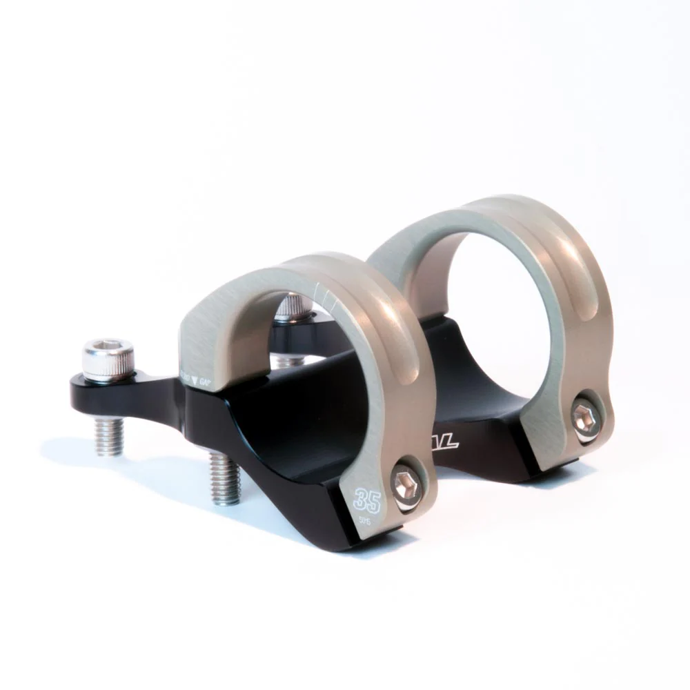 Renthal Integra 35 DM Stem 45mm Black/Gold