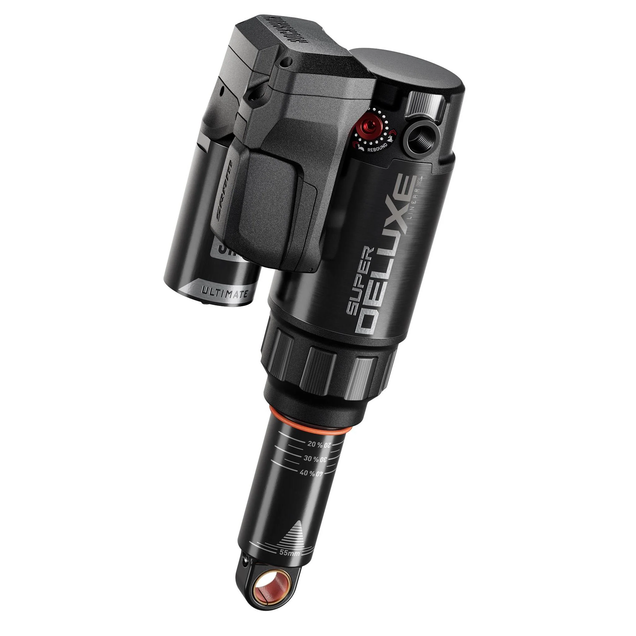 RockShox Rear Shock Super Deluxe Ultimate Flight Attendant -D1 : REB55/COMP34 210X55