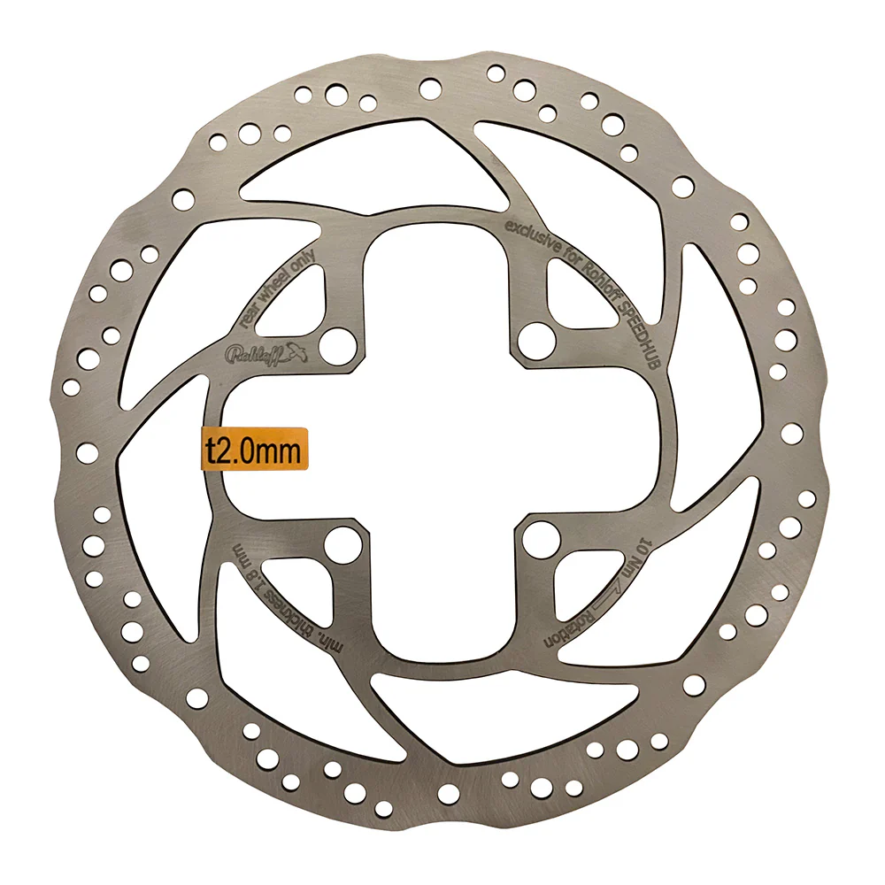 Rohloff Speedhub Disc Rotor 180mm Silver