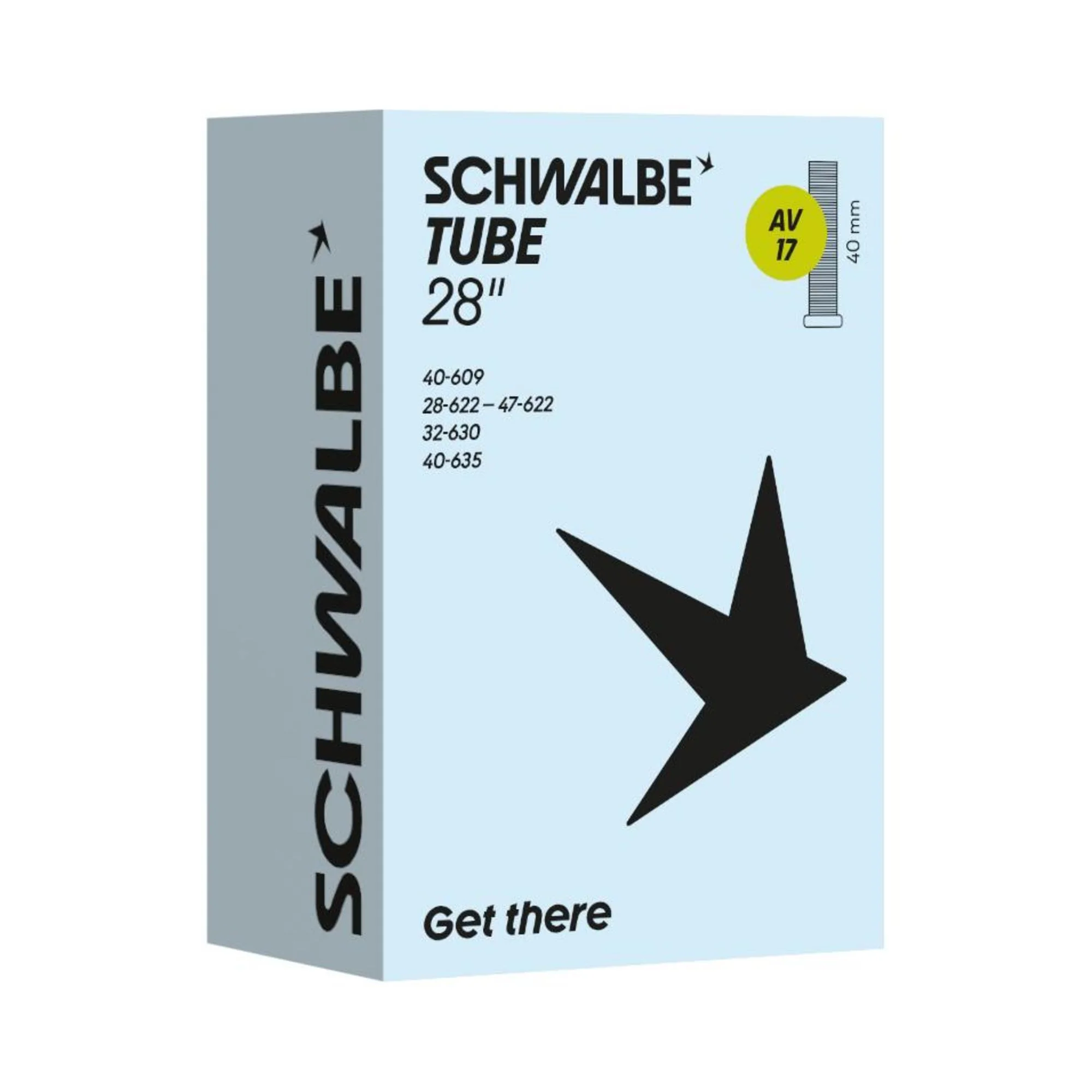 Schwalbe AV17 Inner Tube 700 x 28-45c