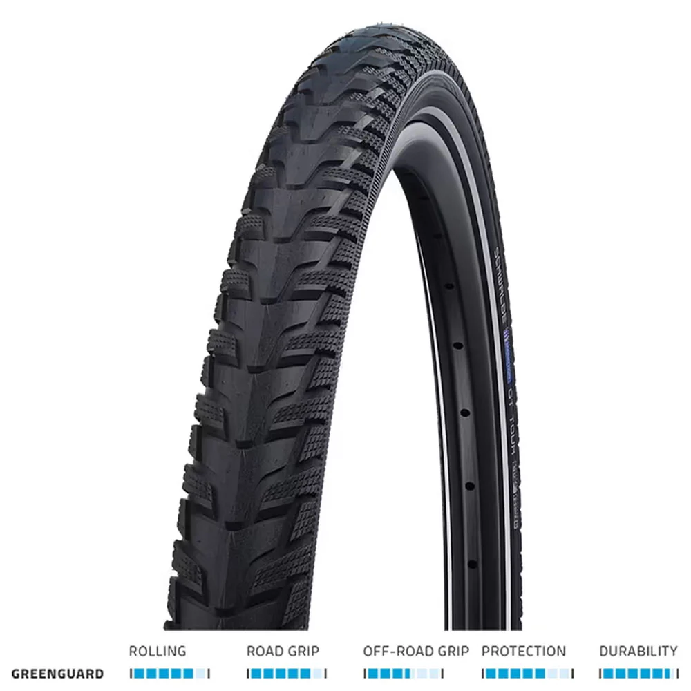 Schwalbe Energizer Plus Tour Greenguard - Black-Reflective Non Folding