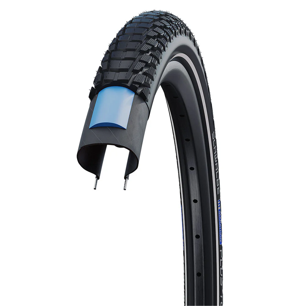 Schwalbe Marathon Plus Tour SmartGuard - 27.5 - Black-Reflective Non Folding - Image 3