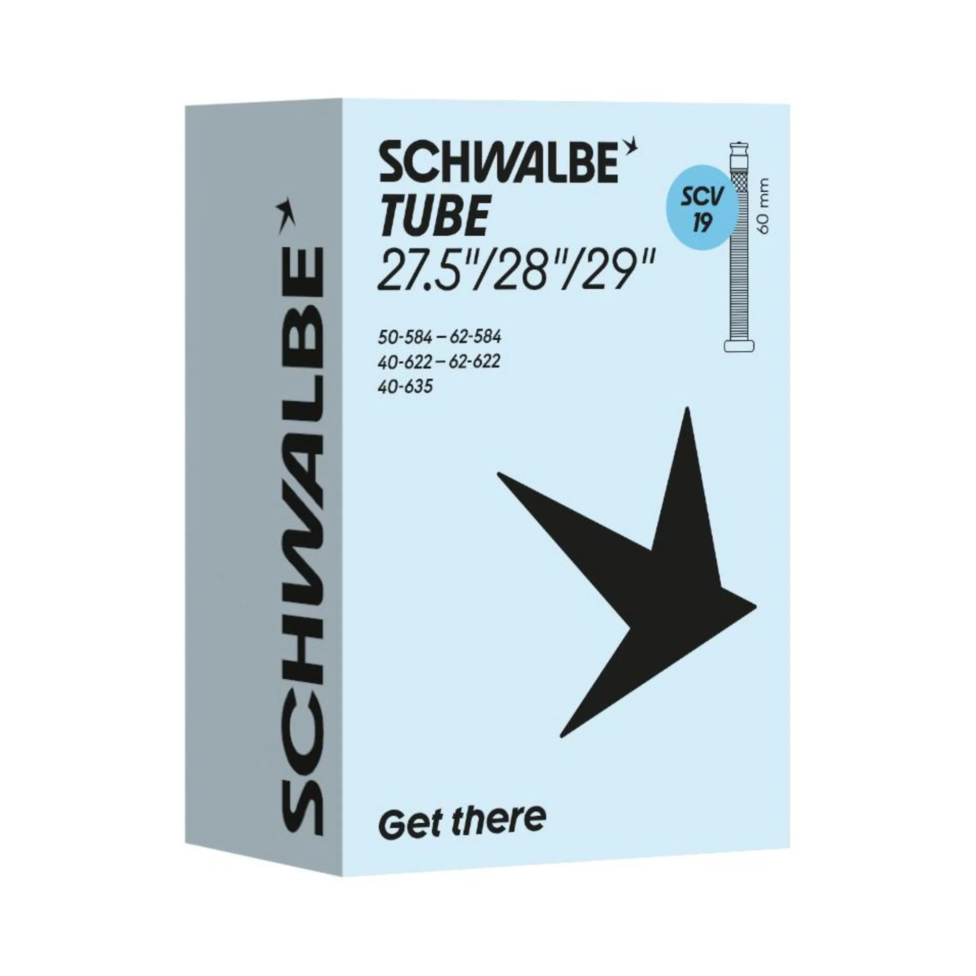 Schwalbe SCV19 Clik Valve Inner Tube 29 x 1.50-2.50 60mm