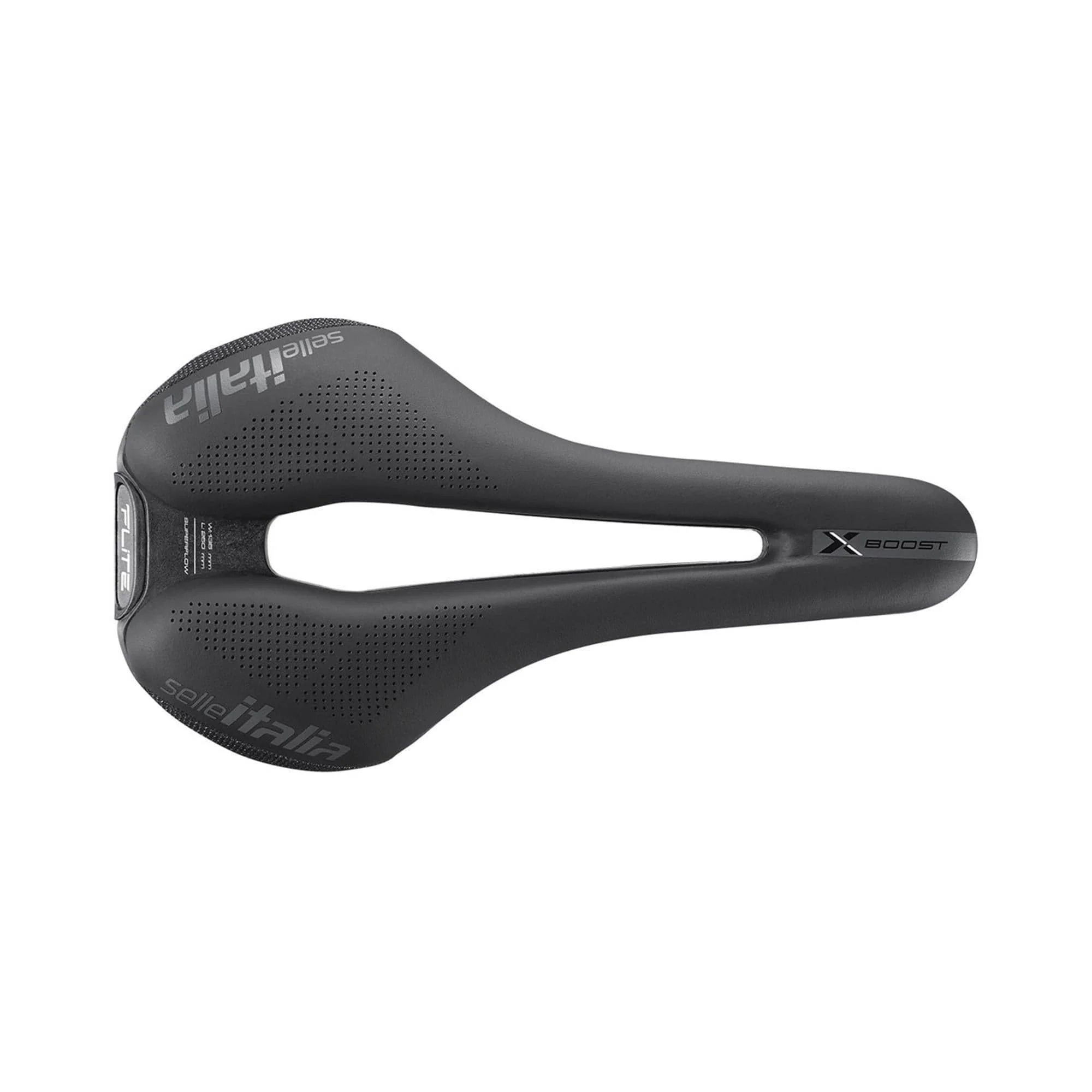 Selle Italia Flite Boost TI316 Superflow X-Cross Saddle: BLACK S3