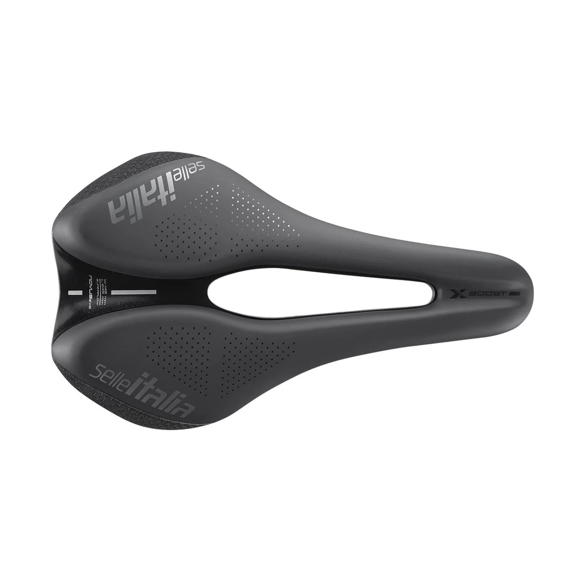 Selle Italia Novus Boost Evo TM Superflow X-Cross Saddle: BLACK L3