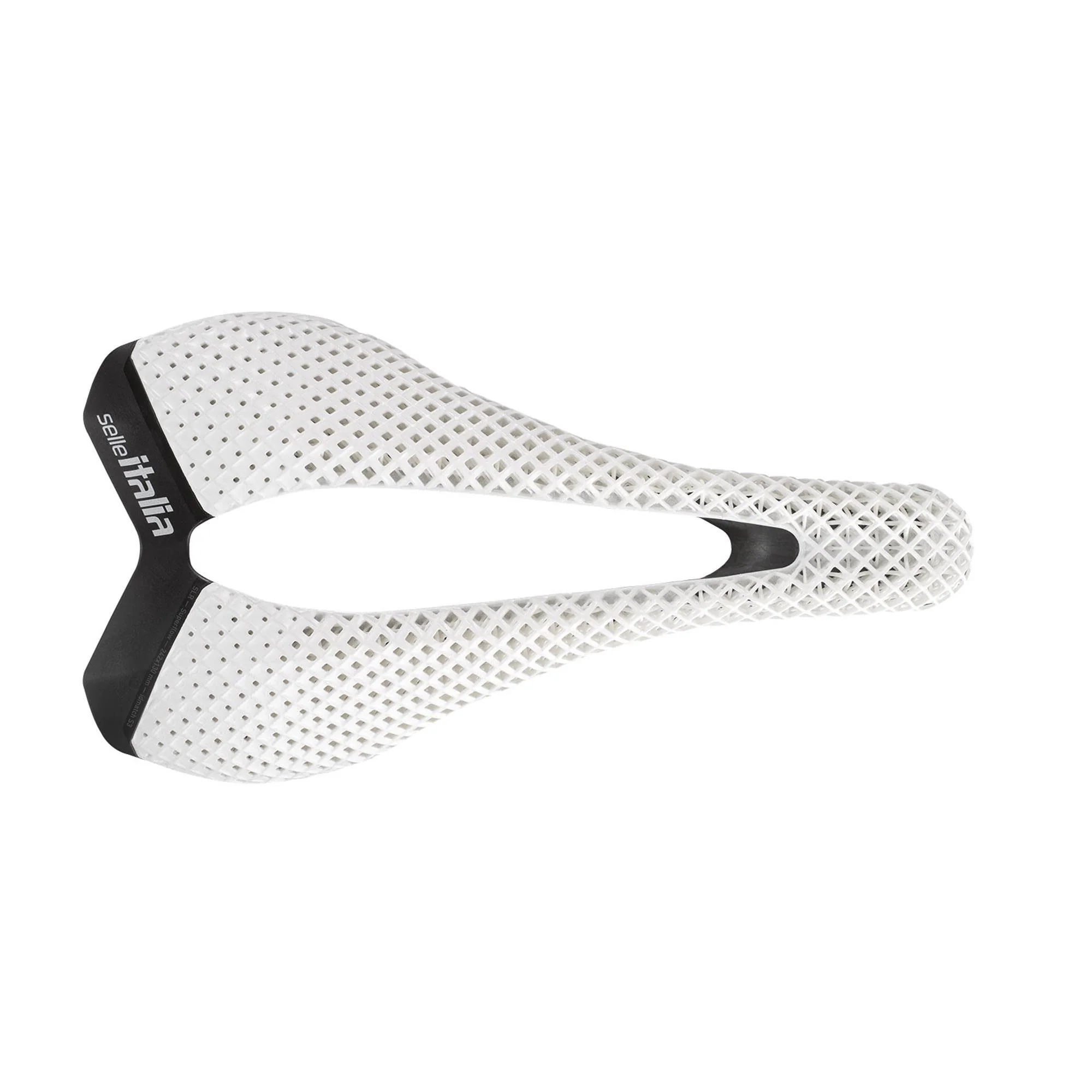 Selle Italia SLR 3D Carbon Saddle Opal White: OPAL WHITE L3