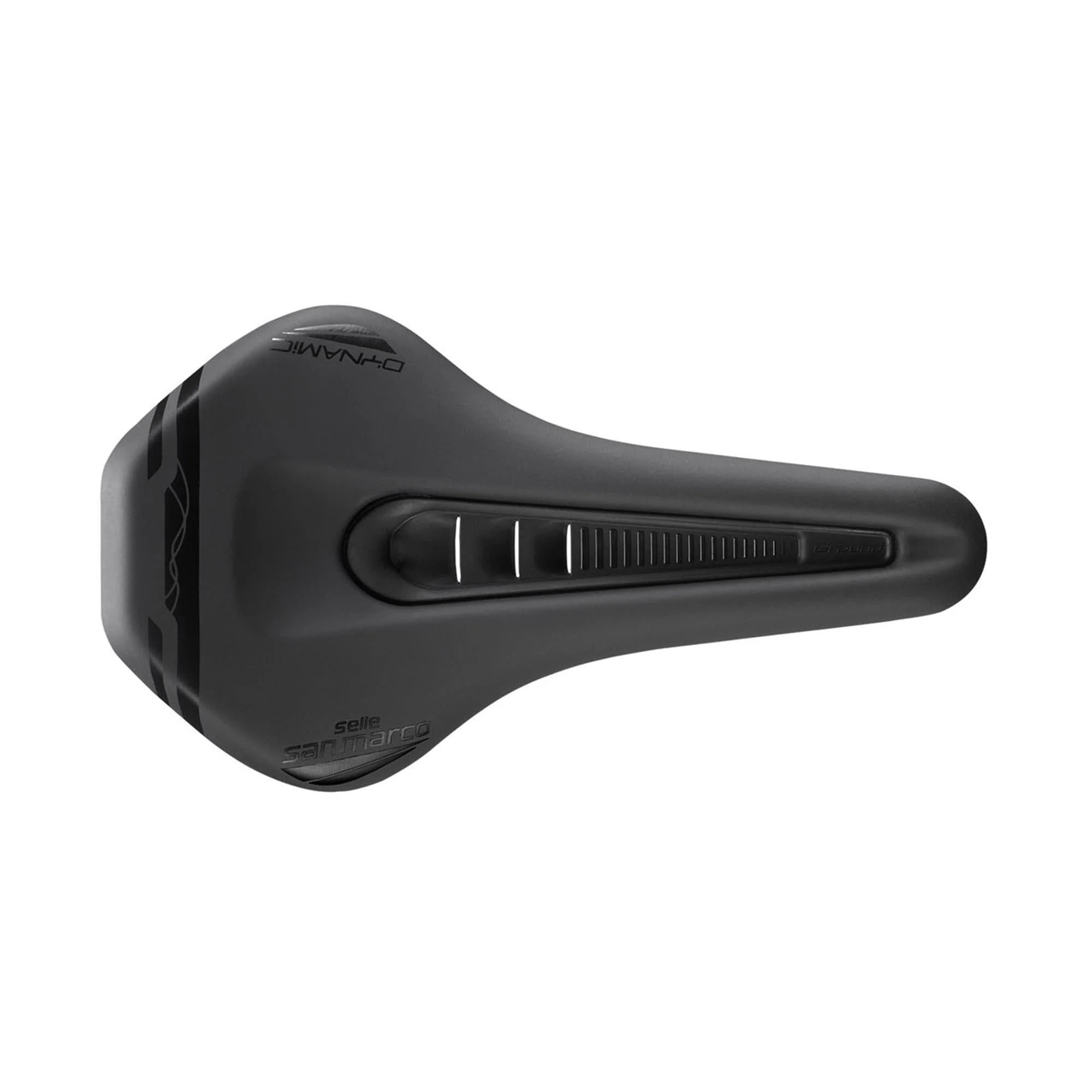 Selle San Marco Ground Shield Dynamic Sadde: BLACK/BLACK S3