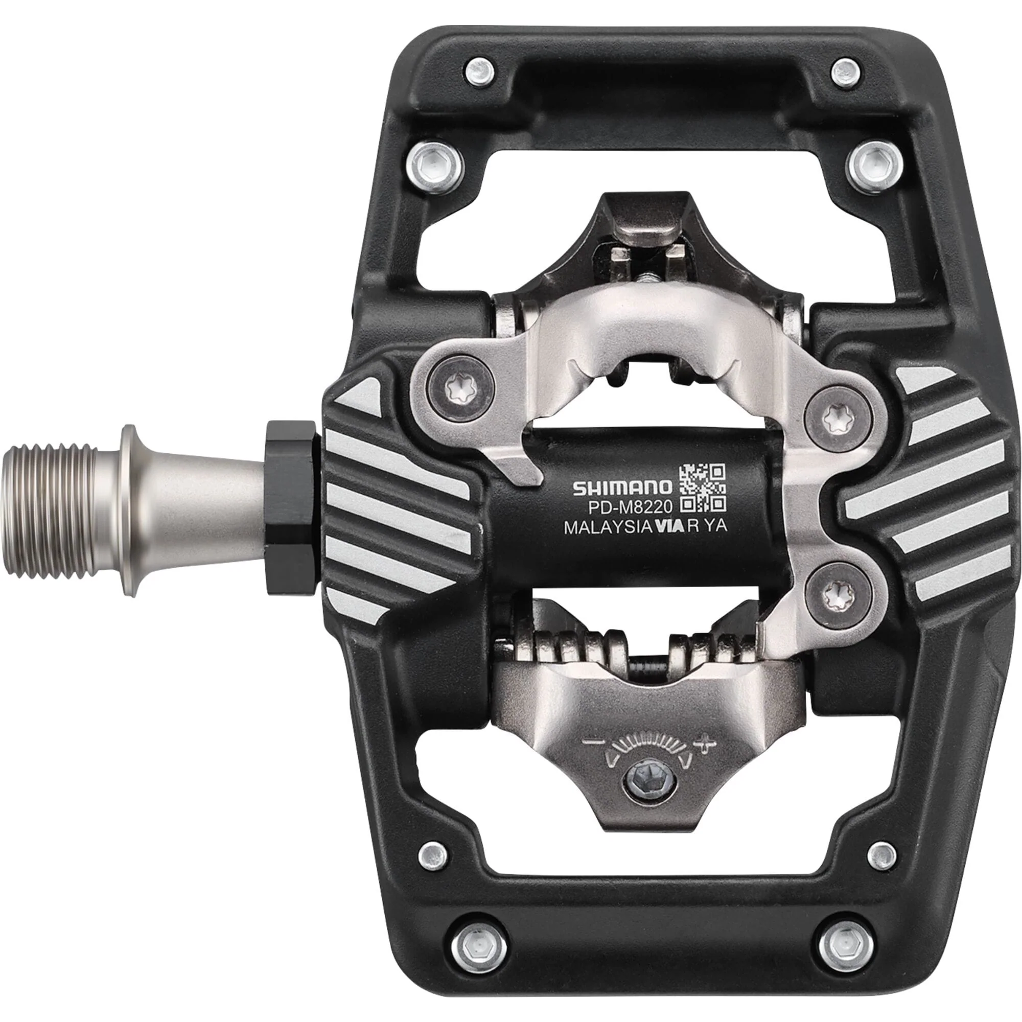 Shimano Deore XT PD-M8220 Deore XT SPD trail wide platform pedals; with CL-MT001 cleats