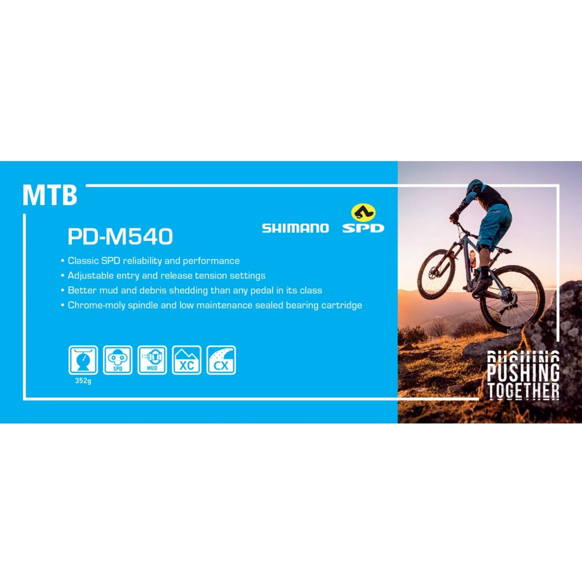 Shimano Shimano PD-M540 Mag Graphic