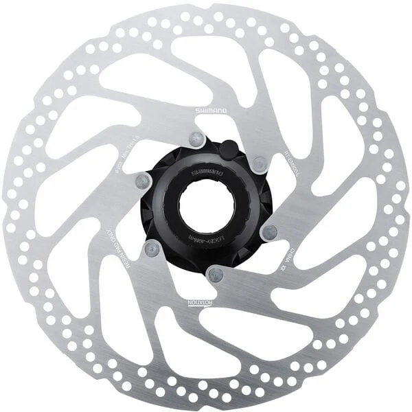 Shimano STEPS RT-EM300 rotor with internal and external lockring; 203 mm