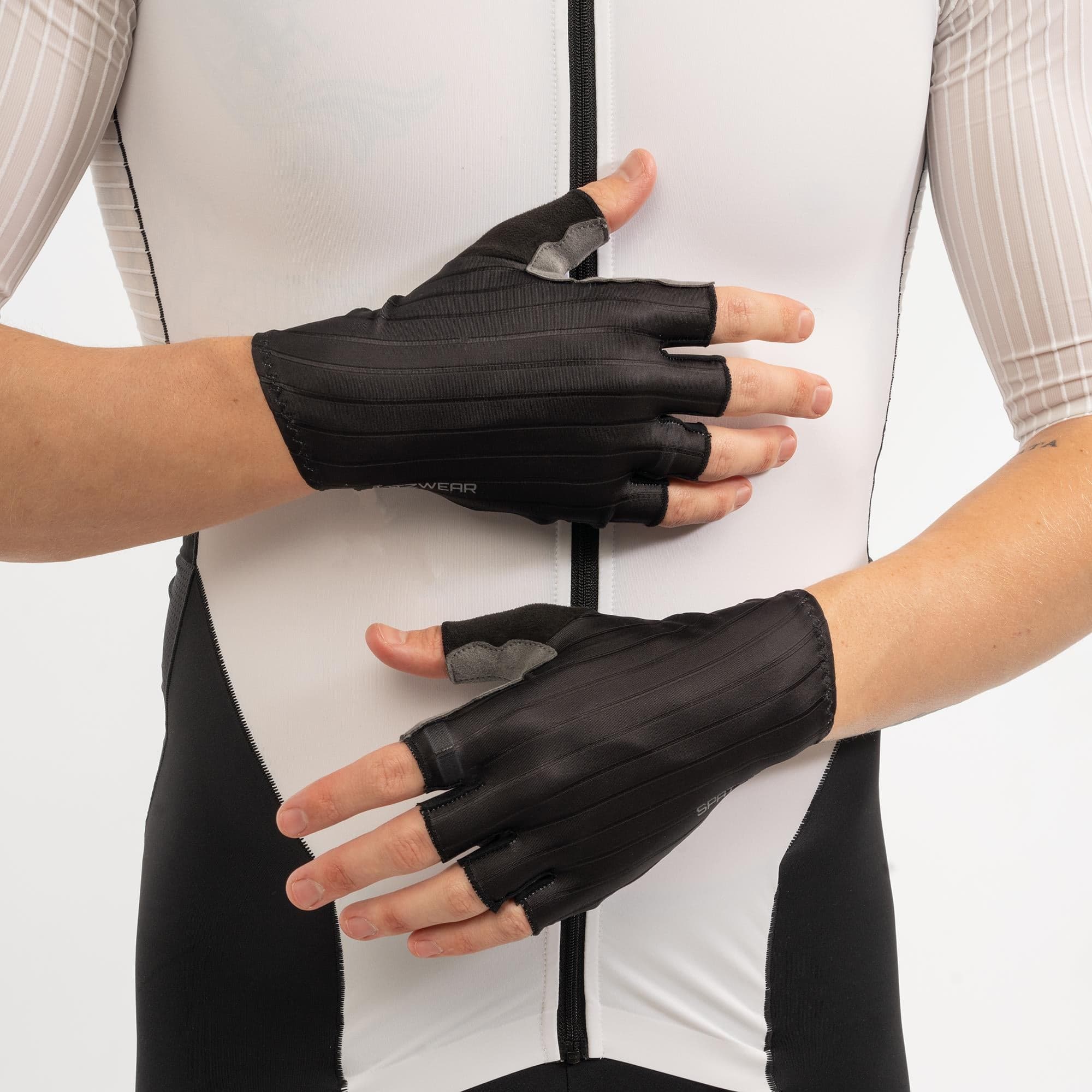 Spatzwear Aero Race Short Finger Glovz: BLACK M