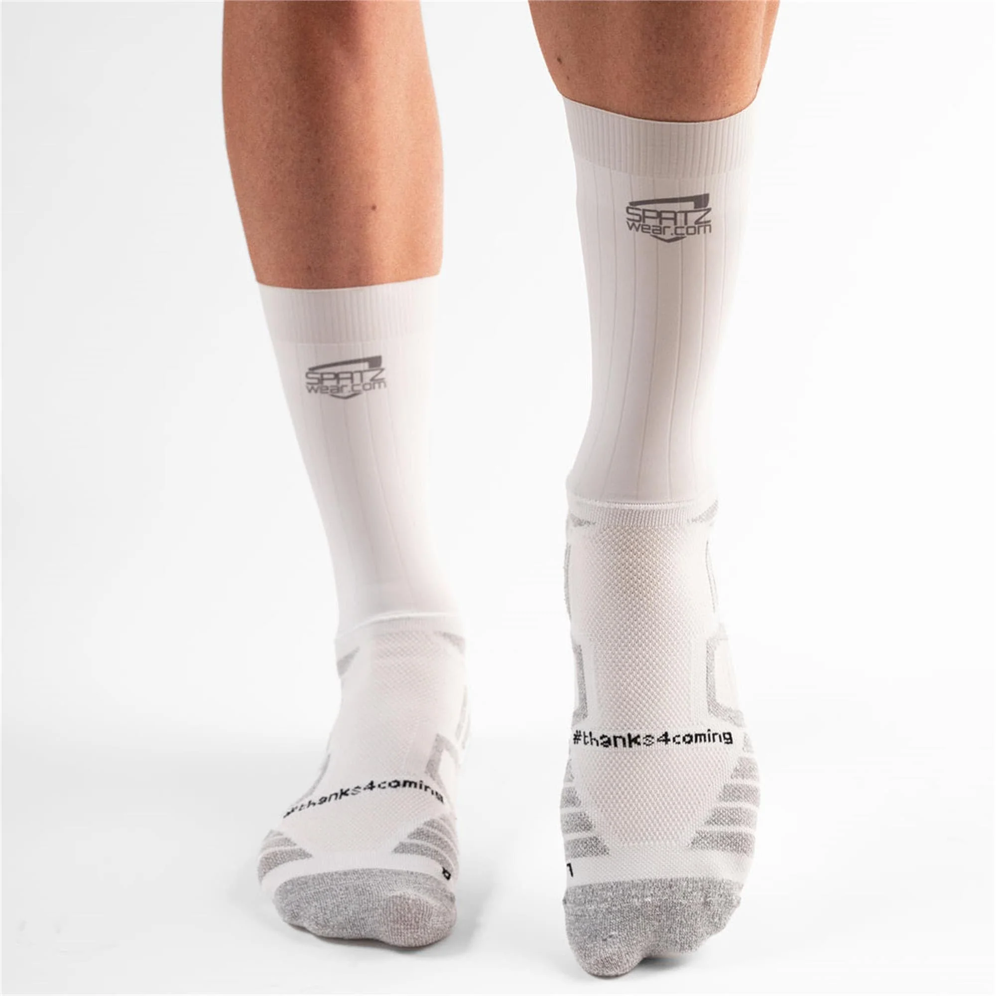 Spatzwear Aero Sokz: WHITE M-L (45-49)