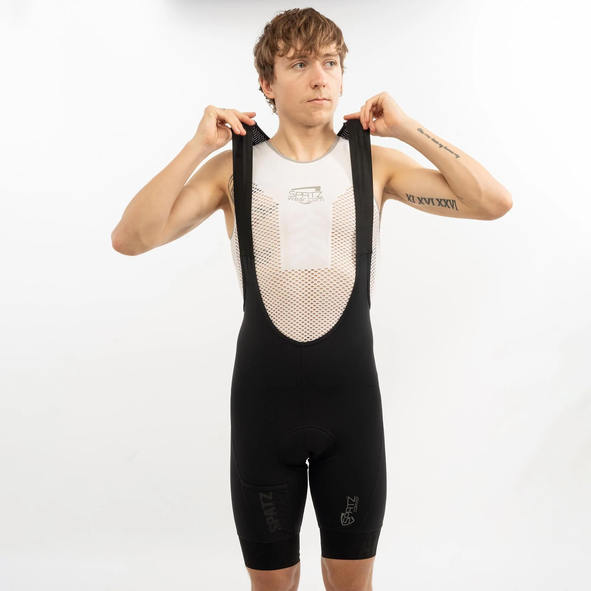 Spatzwear Convoy Bib Shorts: BLACK XL