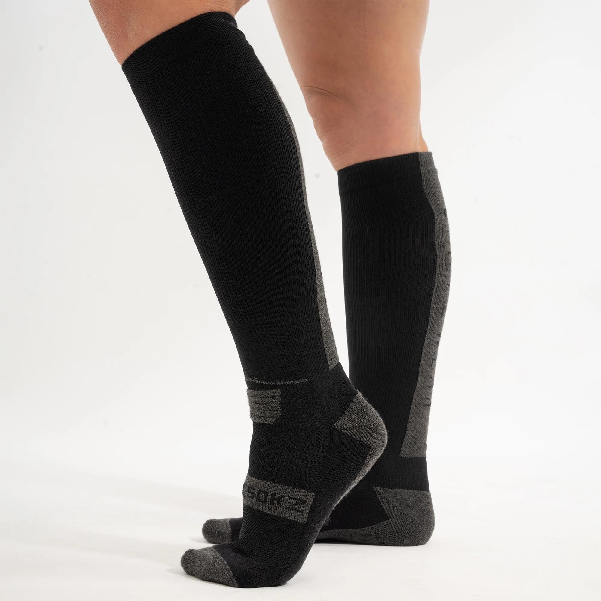 Spatzwear Hotsokz: BLACK S-M (39-44)