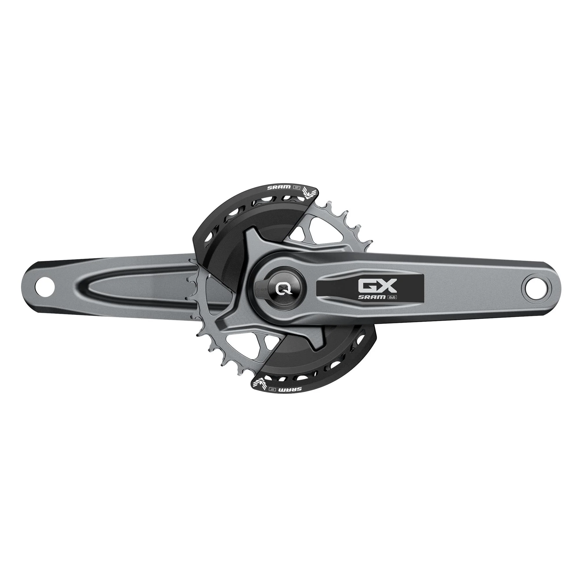 Sram Crankset Powermeter Gx Eagle Spindle: DARK POLAR 165MM
