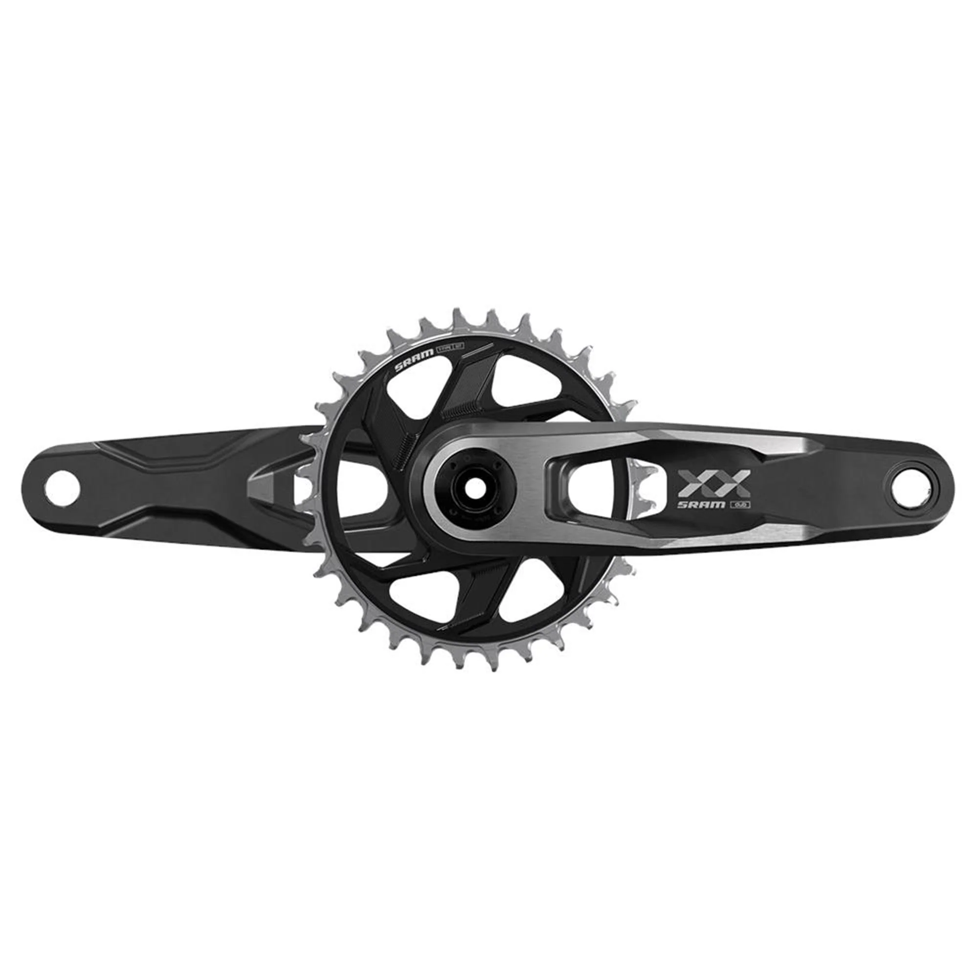 SRAM Crankset XX Downhill CL55 DUB MTB Black 34t T-Type (BB and BB DUB spacers are not included): BLACK 155MM
