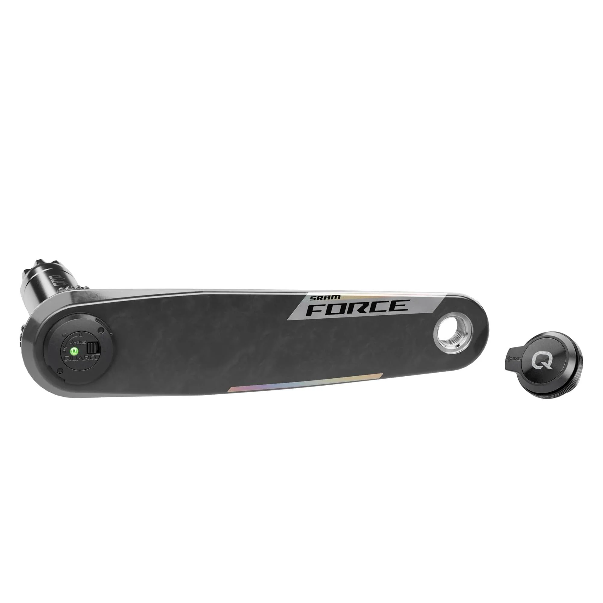 SRAM Left Arm and Power Meter Spindle FORCE E1 DUB (Right Arm/BB/Spider/Chainrings Not included): BLACK 160MM