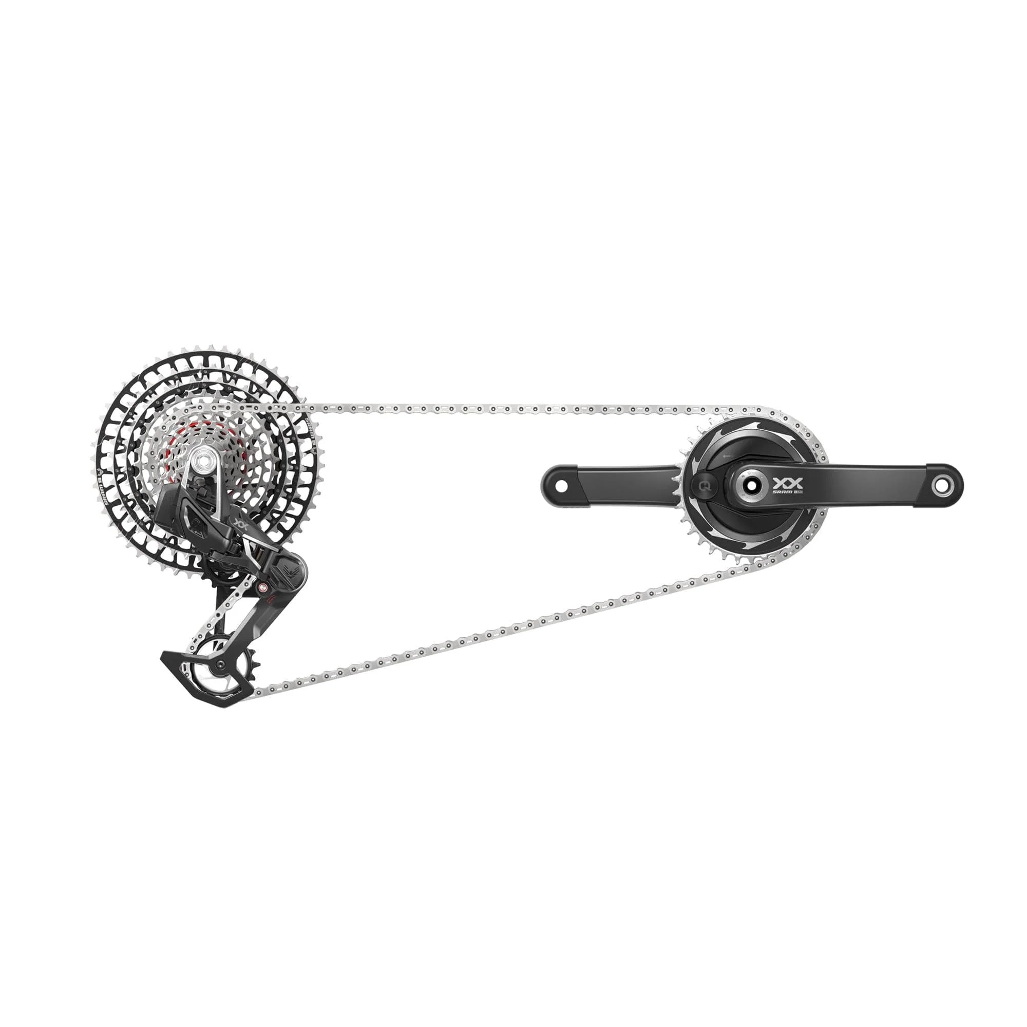 SRAM XXSL T-Type Eagle Transmission Powermeter AXS Groupset: 165MM