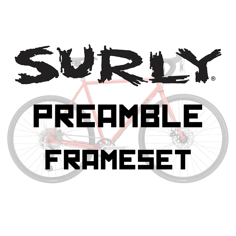 Surly - Bikes/Frames Preamble Frameset Md Red Hot Cheddar