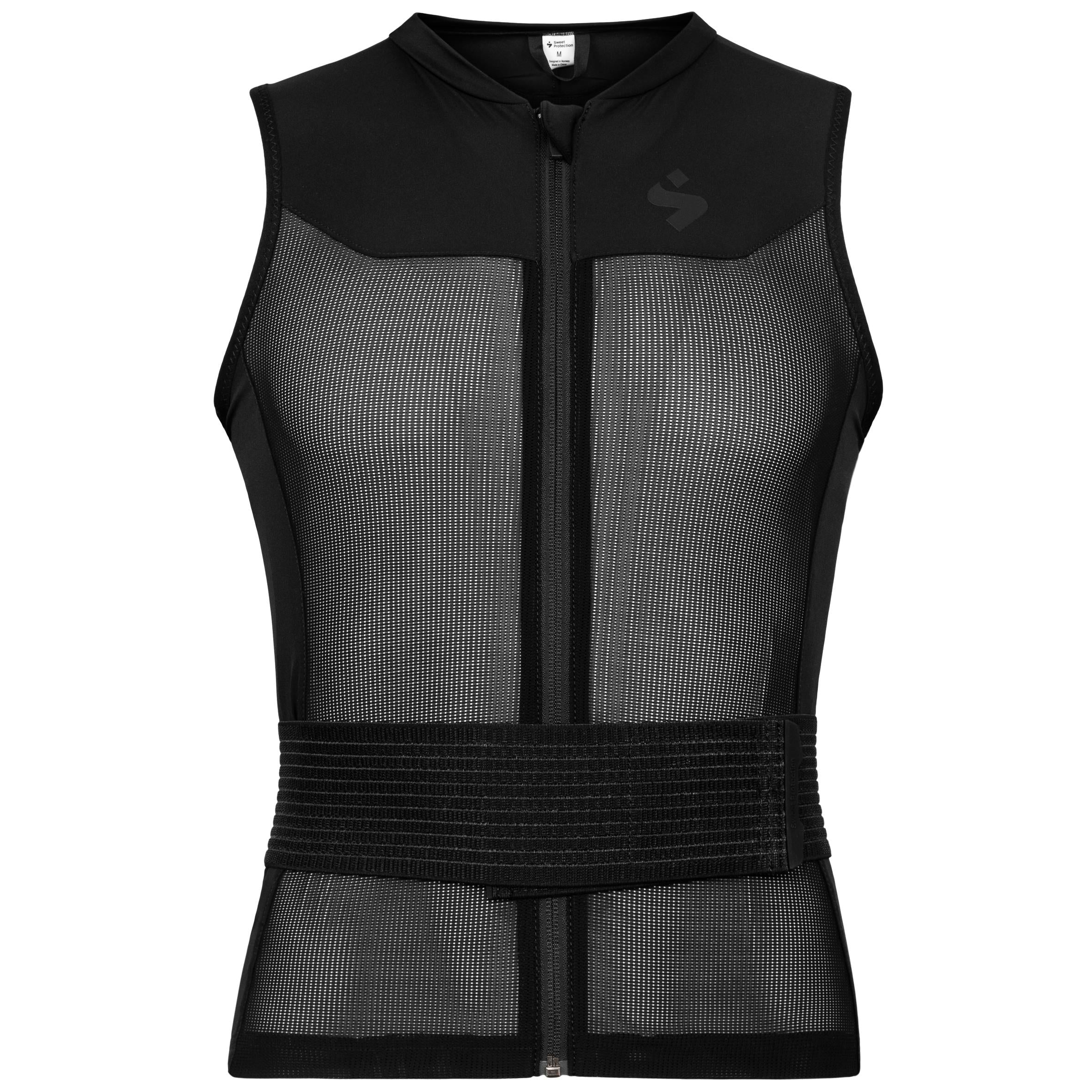 Sweet Womens Back Protector Vest 2.0: TRUE BLACK M