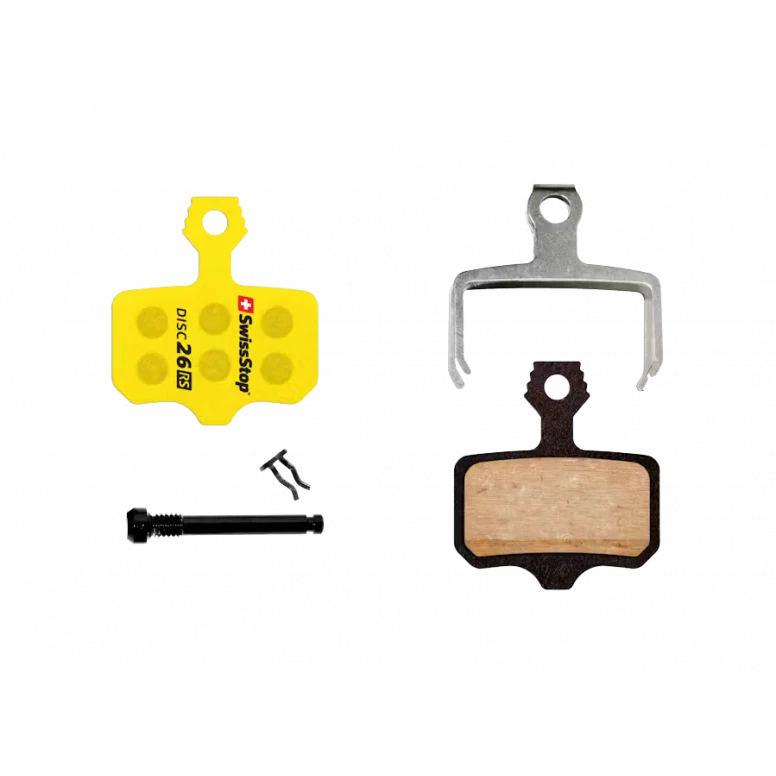 SwissStop Disc 26 Pads - SRAM AXS G3, Avid MTB - - Yellow