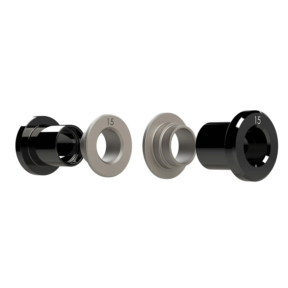 Syndyt Hub Axle Adaptors Pro 15mm Black/Silver
