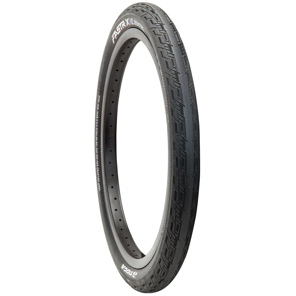 Tioga Fastr X S-Spec Black Label, Race tyre, 120TPI, Folding Bead, 110PSi, AvntGUARD Layer, Universal front or rear use tread.