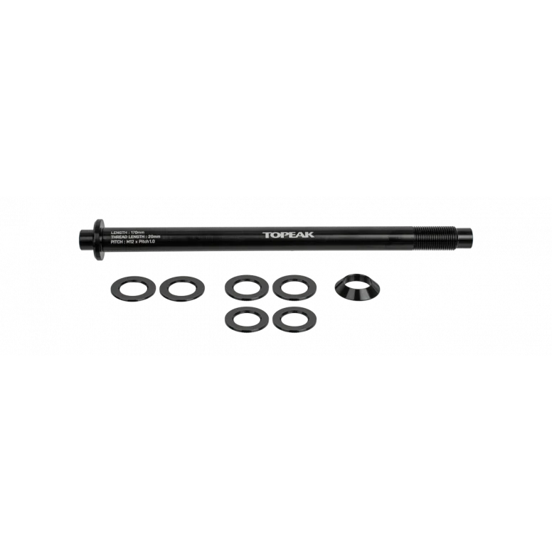 Topeak Zi:Rak Thru-Axle - 12x1.0mm - Black
