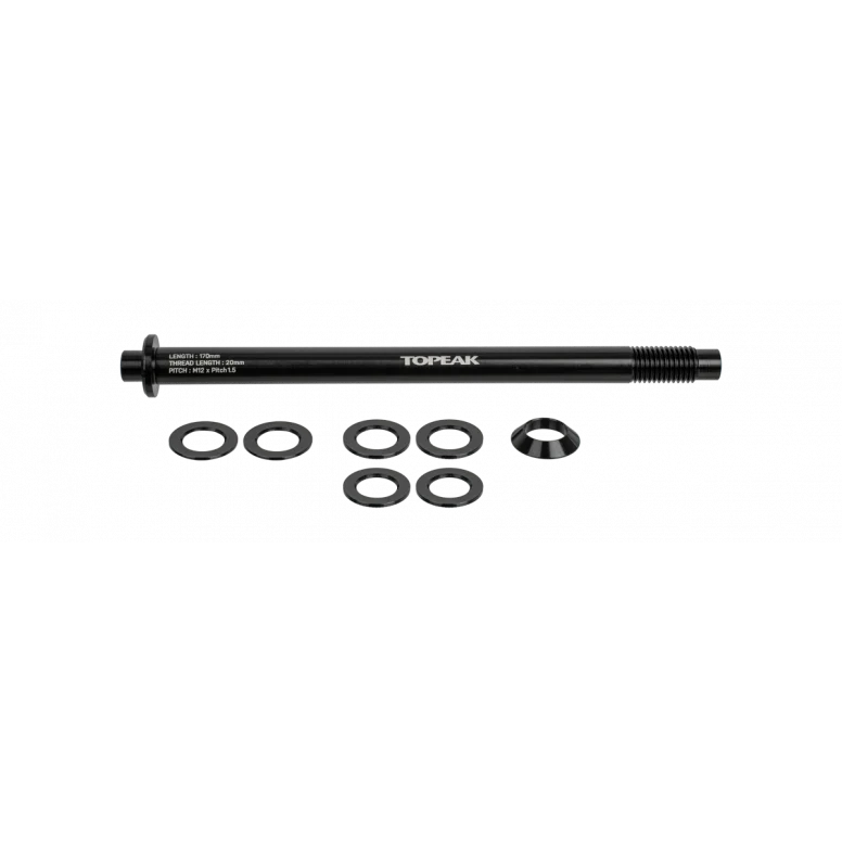 Topeak Zi:Rak Thru-Axle - 12x1.5mm - Black