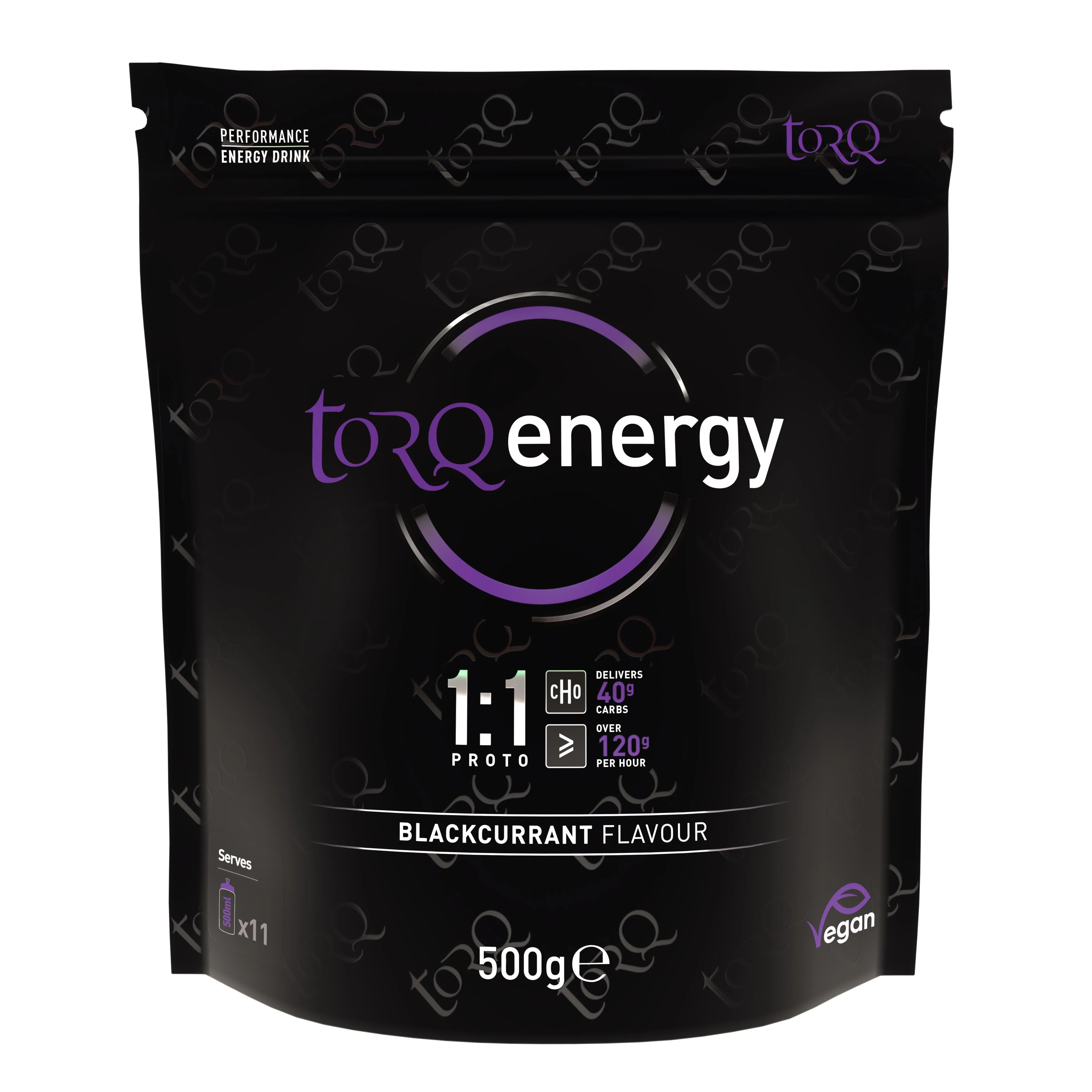 TORQ Proto 1:1 Energy Drink 500G Pouch: BLACKCURRANT 500G